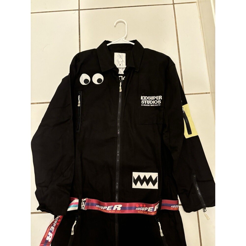 Kidsuper Studio J Balvin Jumpsuit W Belt RARE BRAND NEW BLACK SIZE XL